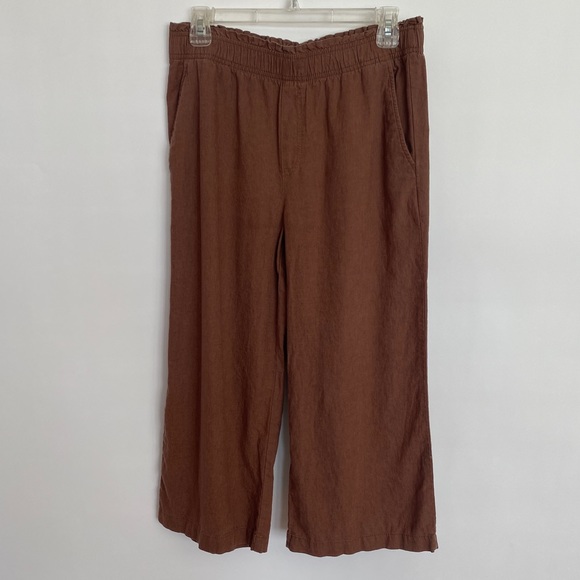 Old Navy Pants & Jumpsuits Old Navy Linen Blend Capri Pants Size